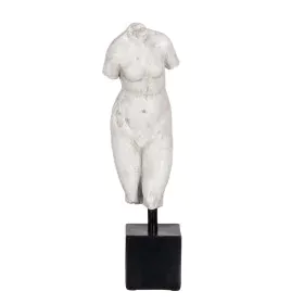 Sculpture White Black Resin 14 x 11 x 43 cm Bust by BigBuy Home, Sculptures - Ref: S8805154, Price: 45,13 €, Discount: %