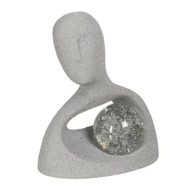 Sculpture Gris Résine 24,8 x 13,7 x 30,2 cm de BigBuy Home, Sculptures - Réf : S8805155, Prix : 64,54 €, Remise : %