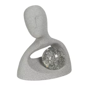 Escultura Gris Resina 24,8 x 13,7 x 30,2 cm de BigBuy Home, Esculturas - Ref: S8805155, Precio: 64,54 €, Descuento: %