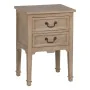 Nightstand Natural Fir wood DMF 50 x 38 x 72 cm by BigBuy Home, Bedside Tables - Ref: S8805160, Price: 179,52 €, Discount: %