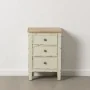 Nightstand Beige Natural Fir wood DMF 45 x 35 x 65 cm by BigBuy Home, Bedside Tables - Ref: S8805168, Price: 179,52 €, Discou...