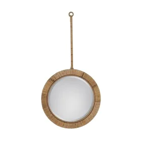 Wall mirror Natural Rattan 34 x 2 x 69 cm by BigBuy Home, Wall-Mounted Mirrors - Ref: S8805176, Price: 24,27 €, Discount: %