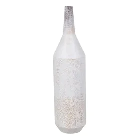 Jarrón Blanco Hierro 15 x 15 x 60,5 cm de BigBuy Home, Jarrones - Ref: S8805186, Precio: 36,40 €, Descuento: %