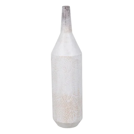 Vaso Branco Ferro 15 x 15 x 60,5 cm de BigBuy Home, Jarrões - Ref: S8805186, Preço: 36,40 €, Desconto: %