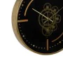 Wall Clock Black Golden Iron 46 x 7 x 46 cm by BigBuy Home, Wall Clocks - Ref: S8805204, Price: 66,60 €, Discount: %