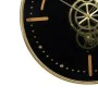 Horloge Murale Noir Doré Fer 46 x 7 x 46 cm de BigBuy Home, Pendules murales - Réf : S8805204, Prix : 66,60 €, Remise : %