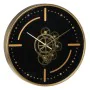 Wall Clock Black Golden Iron 46 x 7 x 46 cm by BigBuy Home, Wall Clocks - Ref: S8805204, Price: 66,60 €, Discount: %