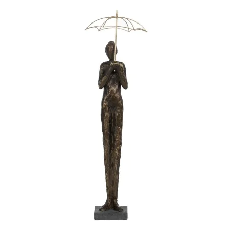 Figura Decorativa Cobre Mujer 18 x 16 x 63 cm de BigBuy Home, Adornos - Ref: S8805206, Precio: 58,46 €, Descuento: %