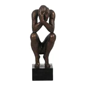 Statua Decorativa Nero Rame Uomo 16 x 19 x 47 cm di BigBuy Home, Soprammobili - Rif: S8805208, Prezzo: 67,69 €, Sconto: %