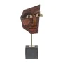 Scultura Marrone Nero Resina 17,8 x 10 x 43,7 cm Maschera di BigBuy Home, Sculture - Rif: S8805210, Prezzo: 50,29 €, Sconto: %