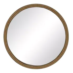 Miroir mural Naturel Résine 60 x 2 x 60 cm de BigBuy Home, Miroirs muraux - Réf : S8805217, Prix : 63,73 €, Remise : %