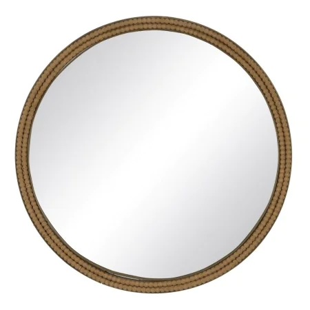 Miroir mural Naturel Résine 60 x 2 x 60 cm de BigBuy Home, Miroirs muraux - Réf : S8805217, Prix : 63,73 €, Remise : %