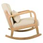 Rocking chair Alexandra House Living Cream Rubber Cotton Linen Wood 88 x 78 x 66 cm by Alexandra House Living, Chairs - Ref: ...