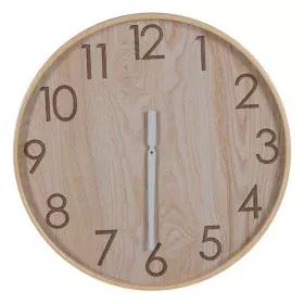 Wanduhr natürlich Holz 60 x 60 x 5,5 cm von BigBuy Home, Wanduhren - Ref: S8805242, Preis: 62,59 €, Rabatt: %