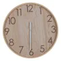 Horloge Murale Naturel Bois 60 x 60 x 5,5 cm de BigBuy Home, Pendules murales - Réf : S8805242, Prix : 62,59 €, Remise : %