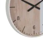 Wanduhr Weiß natürlich Holz 60 x 60 x 5,5 cm von BigBuy Home, Wanduhren - Ref: S8805243, Preis: 62,59 €, Rabatt: %