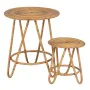 Jeu de 2 tables Beige Rotin 60 x 60 x 39 cm (2 Unités) de BigBuy Home, Tables - Réf : S8805255, Prix : 187,32 €, Remise : %