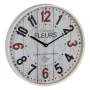 Orologio da Parete Bianco Legno Cristallo 40 x 40 x 4,5 cm di BigBuy Home, Orologi da parete - Rif: S8805259, Prezzo: 38,51 €...