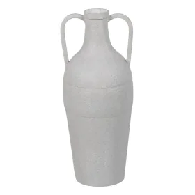 Vase White Iron 18,5 x 18,5 x 46 cm by BigBuy Home, Vases - Ref: S8805275, Price: 35,47 €, Discount: %