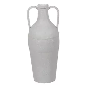 Vaso Branco Ferro 18,5 x 18,5 x 46 cm de BigBuy Home, Jarrões - Ref: S8805275, Preço: 35,47 €, Desconto: %