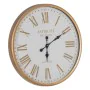 Orologio da Parete Bianco Naturale Ferro 60 x 60 x 6 cm di BigBuy Home, Orologi da parete - Rif: S8805283, Prezzo: 63,02 €, S...