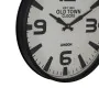 Horloge Murale Blanc Noir Fer 46 x 46 x 6 cm de BigBuy Home, Pendules murales - Réf : S8805284, Prix : 35,14 €, Remise : %