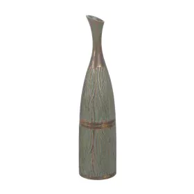 Vase Green Golden Polyresin 14 x 14 x 60,5 cm by BigBuy Home, Vases - Ref: S8805296, Price: 31,92 €, Discount: %