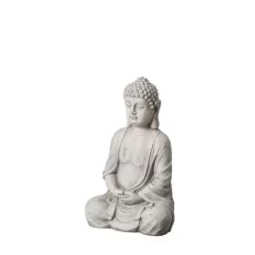 Sculpture Grey Clay Fibre 44,5 x 28 x 70,5 cm Buddha by BigBuy Home, Sculptures - Ref: S8805303, Price: 77,52 €, Discount: %