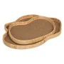 Tabuleiro Natural 46,5 x 34 x 3,5 cm (2 Unidades) de BigBuy Home, Pratos e fontes - Ref: S8805308, Preço: 38,49 €, Desconto: %