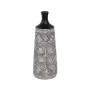 Vase White Black Polyresin 17,5 x 17,5 x 48 cm by BigBuy Home, Vases - Ref: S8805318, Price: 36,40 €, Discount: %