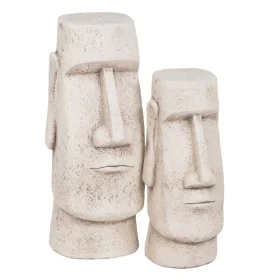 Sculpture Clay Fibre 29 x 29 x 69,5 cm by BigBuy Home, Sculptures - Ref: S8805338, Price: 64,47 €, Discount: %