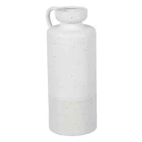 Vase White Iron 16 x 16 x 40 cm by BigBuy Home, Vases - Ref: S8805340, Price: 26,08 €, Discount: %