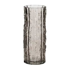 Vase Grau Kristall 10 x 10 x 25,5 cm von BigBuy Home, Vasen - Ref: S8805341, Preis: 15,11 €, Rabatt: %