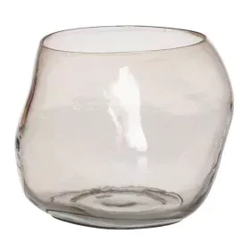 Vase Taupe Verre 18 x 18 x 14,5 cm de BigBuy Home, Vases - Réf : S8805343, Prix : 16,14 €, Remise : %