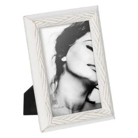 Photo frame White Polyresin 13,5 x 2,5 x 18,5 cm by BigBuy Home, Table and wall frames - Ref: S8805351, Price: 10,91 €, Disco...