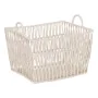 Set of Baskets White Rope 45 x 35 x 36 cm (3 Pieces) by BigBuy Home, Storage baskets - Ref: S8805361, Price: 45,22 €, Discoun...