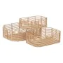 Set of Baskets Natural Resin 40 x 30 x 13 cm (3 Pieces) by BigBuy Home, Storage baskets - Ref: S8805363, Price: 39,37 €, Disc...