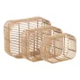 Set di Cesti Naturale Resina 40 x 30 x 13 cm (3 Pezzi) di BigBuy Home, Cesti portaoggetti - Rif: S8805363, Prezzo: 39,37 €, S...