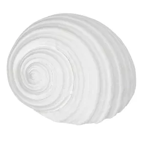 Figura Decorativa Branco Concha 11 x 9 x 8 cm de BigBuy Home, Adornos - Ref: S8805378, Preço: 6,98 €, Desconto: %