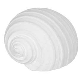 Figura Decorativa Blanco Caracola 15 x 11 x 9 cm de BigBuy Home, Adornos - Ref: S8805379, Precio: 10,32 €, Descuento: %