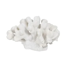 Figurine Décorative Blanc Corail 19 x 14 x 11 cm de BigBuy Home, Objets de décoration - Réf : S8805382, Prix : 19,65 €, Remis...