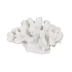 Figurine Décorative Blanc Corail 19 x 14 x 11 cm de BigBuy Home, Objets de décoration - Réf : S8805382, Prix : 19,65 €, Remis...