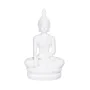 Figura Decorativa Branco Buda 19,2 x 12 x 32,5 cm de BigBuy Home, Adornos - Ref: S8805383, Preço: 30,02 €, Desconto: %