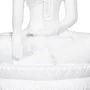 Decorative Figure White Buddha 19,2 x 12 x 32,5 cm by BigBuy Home, Ornaments - Ref: S8805383, Price: 30,02 €, Discount: %