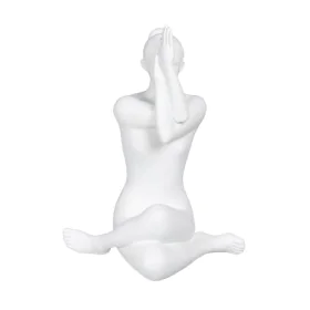 Figura Decorativa Blanco 18 x 13 x 24 cm de BigBuy Home, Adornos - Ref: S8805387, Precio: 24,09 €, Descuento: %