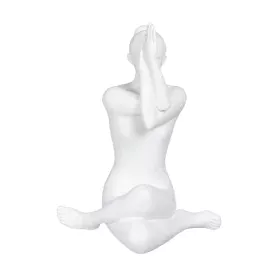 Figura Decorativa Branco 18 x 13 x 24 cm de BigBuy Home, Adornos - Ref: S8805387, Preço: 24,09 €, Desconto: %