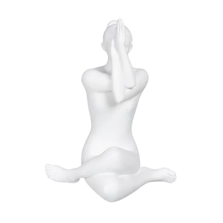 Figurine Décorative Blanc 18 x 13 x 24 cm de BigBuy Home, Objets de décoration - Réf : S8805387, Prix : 24,09 €, Remise : %