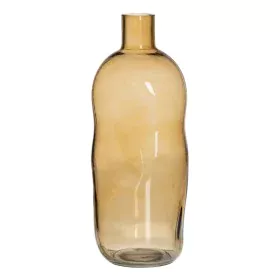 Vase Ambre Verre 13,5 x 13,5 x 35 cm de BigBuy Home, Vases - Réf : S8805402, Prix : 25,41 €, Remise : %