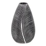 Vaso Branco Preto Poliresina 19 x 19 x 30 cm de BigBuy Home, Jarrões - Ref: S8805405, Preço: 24,48 €, Desconto: %