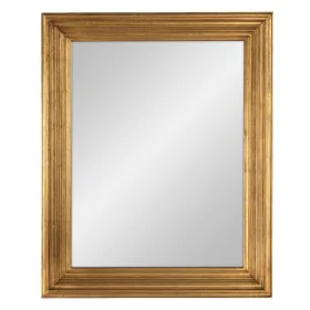 Miroir mural Doré Verre Bois de pin 78 x 98 cm de BigBuy Home, Miroirs muraux - Réf : S8805407, Prix : 222,43 €, Remise : %